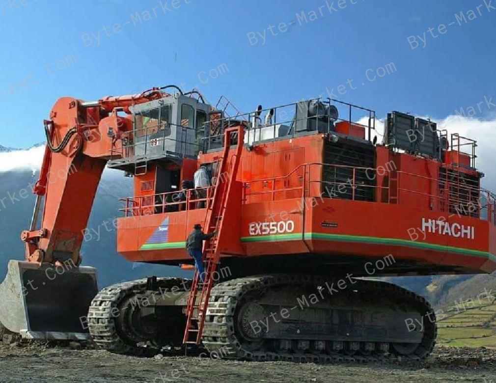 Hitachi EX5500-5 Equipment Components Parts Catalog in PDF image