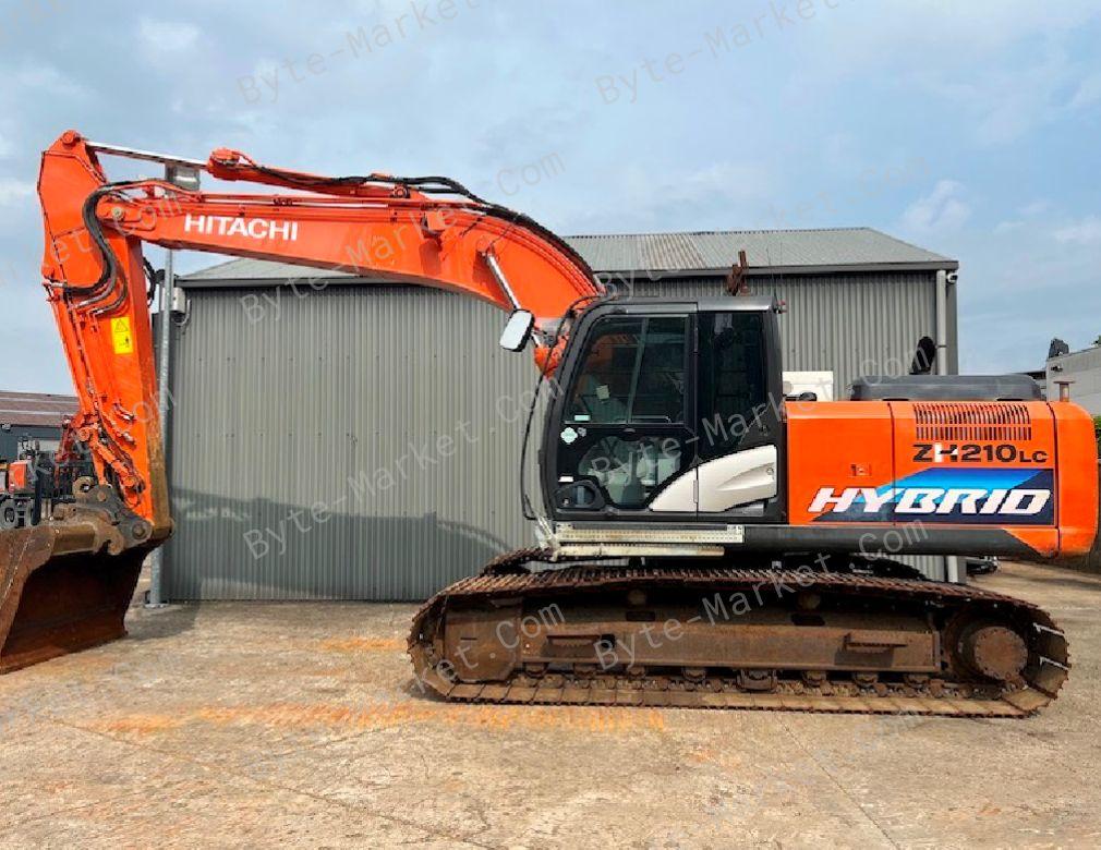 Hitachi Hybrid Excavator ZH 210-A/210LC-A Operational Principle Technical Manual in PDF image