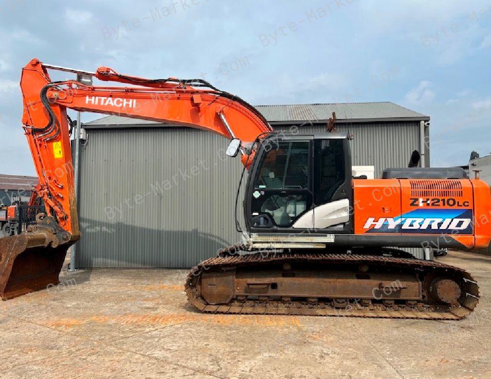 Hitachi Hybrid Excavator ZH 210LC-5B Troubleshooting Technical Manuals in PDF image