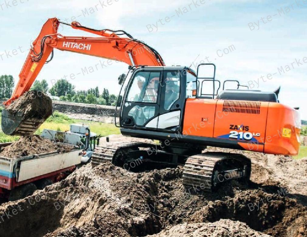 Hitachi Hybrid Excavators ZH210-6/ZH210LC-6 Troubleshooting Technical Manuals in PDF image
