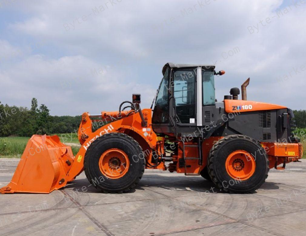 Hitachi Wheel Loader ZW180 Equipment Components Parts Catalog in PDF image