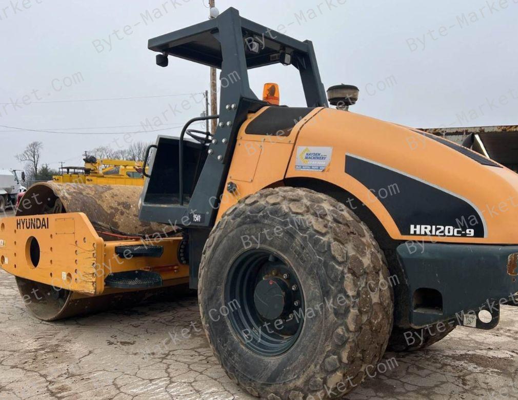 Hyundai HR120C-9 Canopy Ground Rollers Service Manual in PDF image