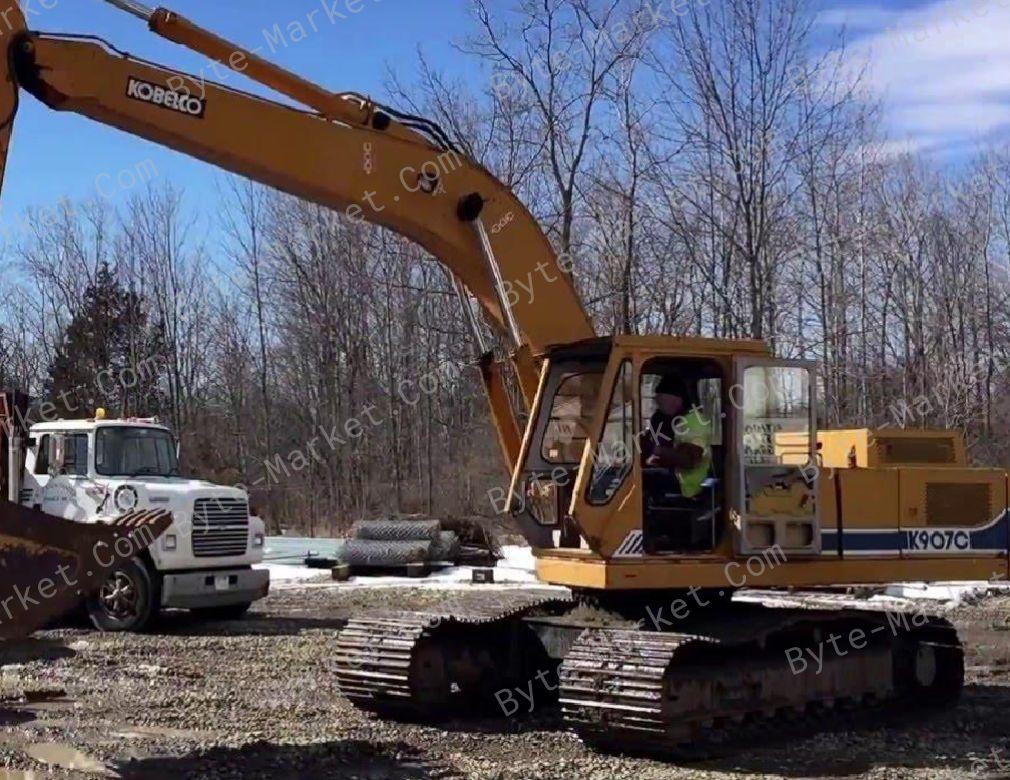 Kobelco K907C/K907C LC Hydraulic Excavator Service Manual in PDF image