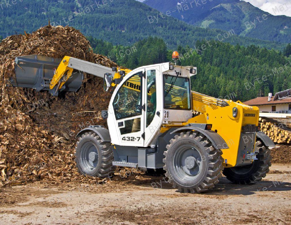 Liebherr 4-series TL441-451 Telescopic Handler Service Manual in PDF image