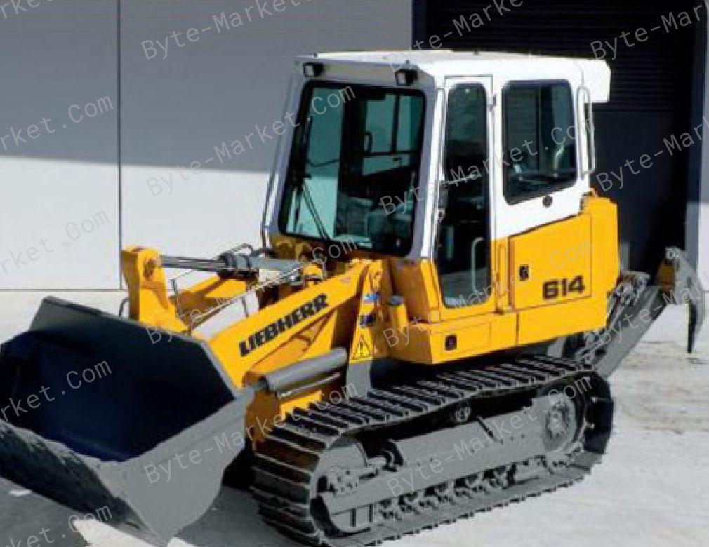 Liebherr LR 614 Crawler Loaders Service Manual in PDF image
