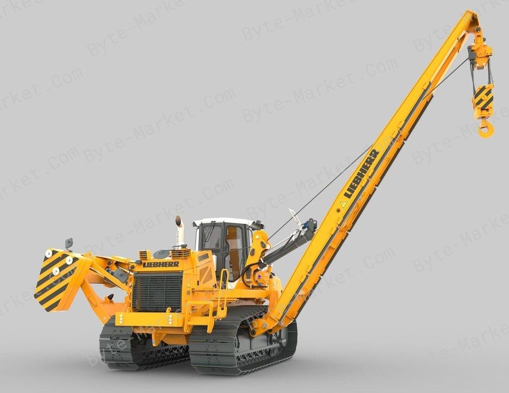 Liebherr RL44-64 Pipe Layers Service Manual in PDF image