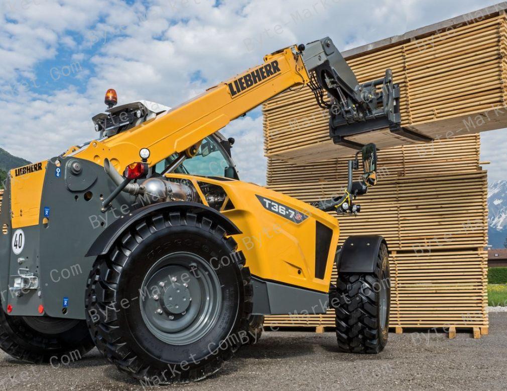 Liebherr TL436-1620 7 Telescopic Handler Service Manual in PDF image