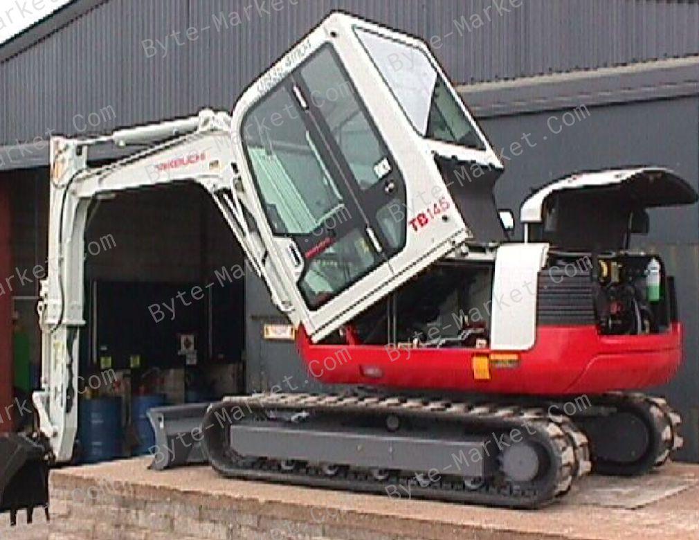 Takeuchi TB145 Excavator Parts Manual in PDF image