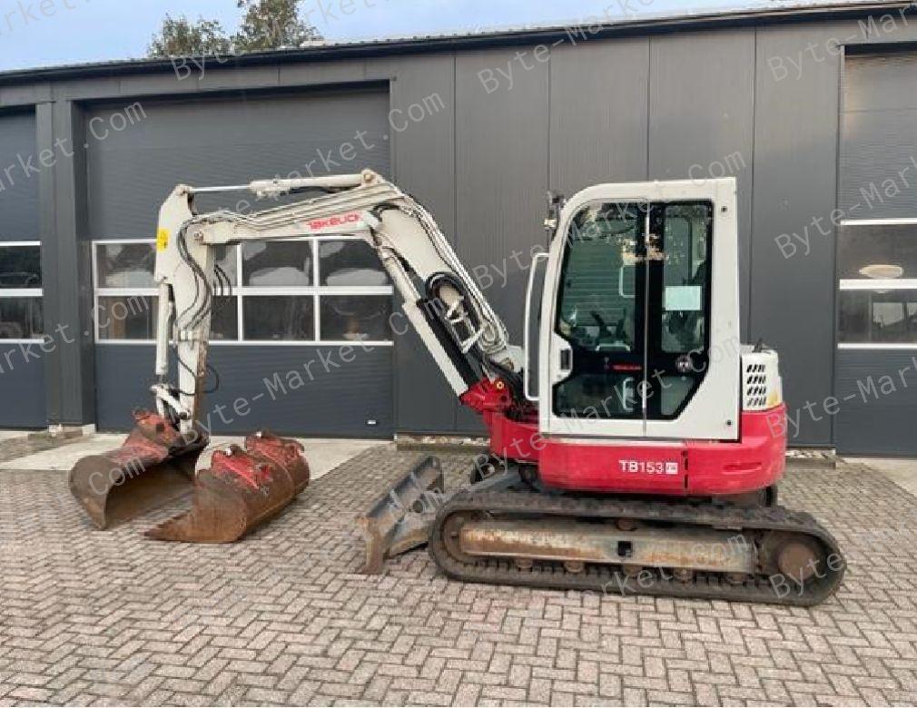 Takeuchi TB153FR Compact Excavator Set of Manuals in PDF image