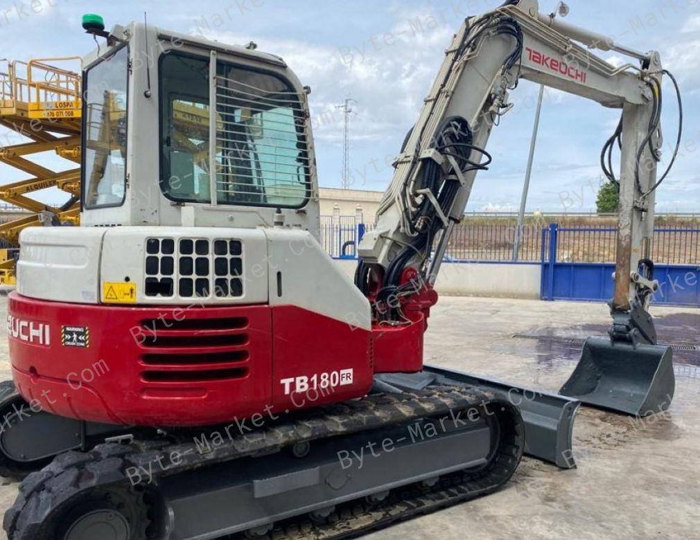 Takeuchi TB180FR Hydraulic Excavator Workshop Manual in PDF image