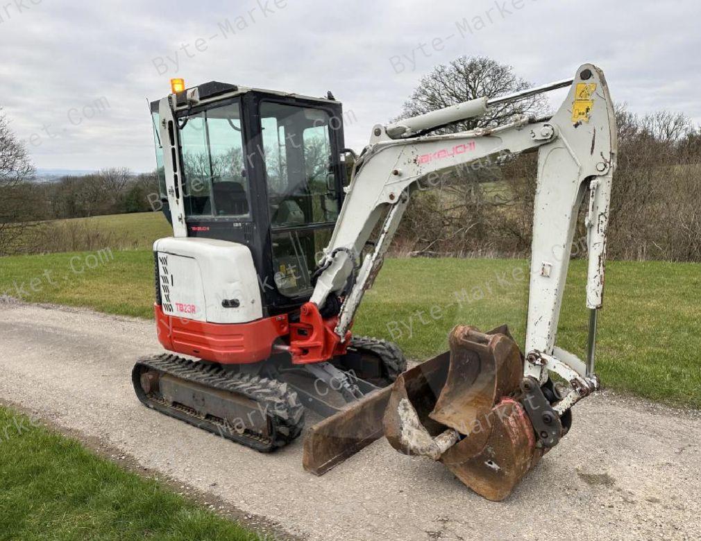 Takeuchi TB23R Compact Excavator Workshop Manual in PDF image