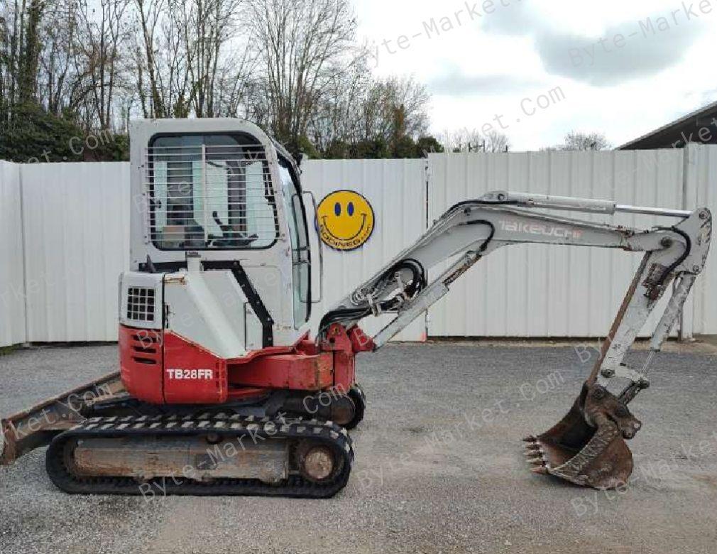 Takeuchi TB28FR Mini Excavator Workshop Manual in PDF image