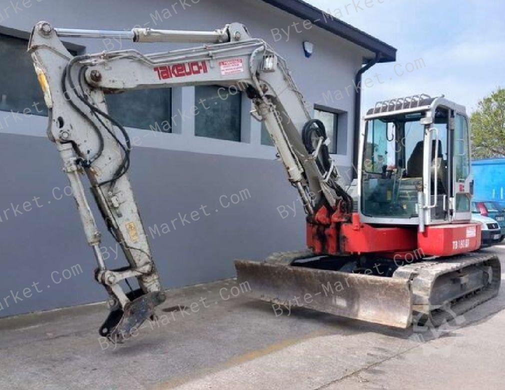 Takeuchi TB80FR Compact Excavator Workshop Manuals in PDF image