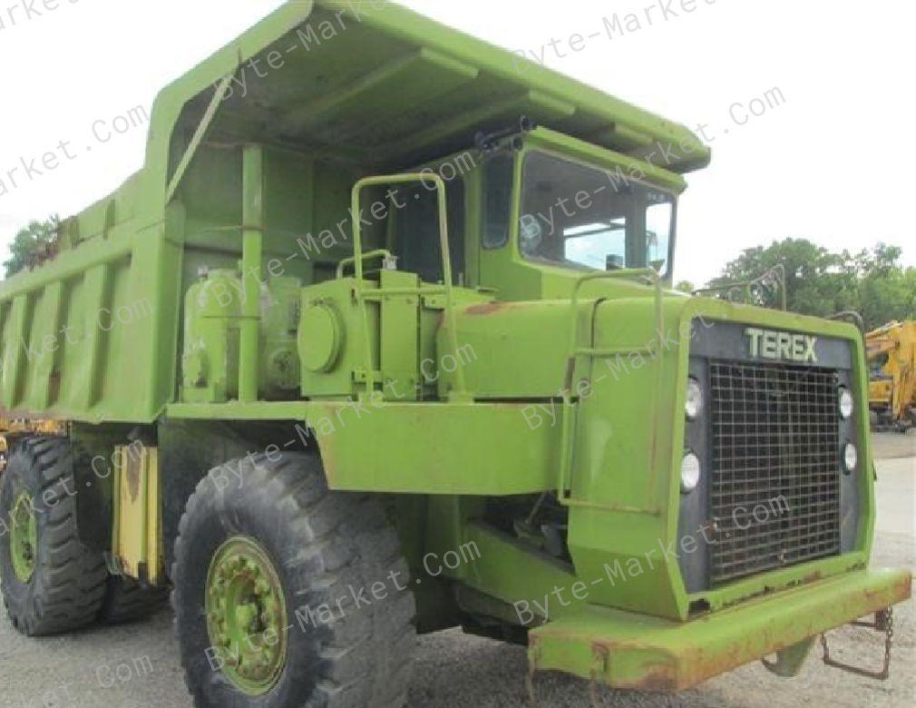 Terex 33100B Mining Truck Parts Book in PDF image