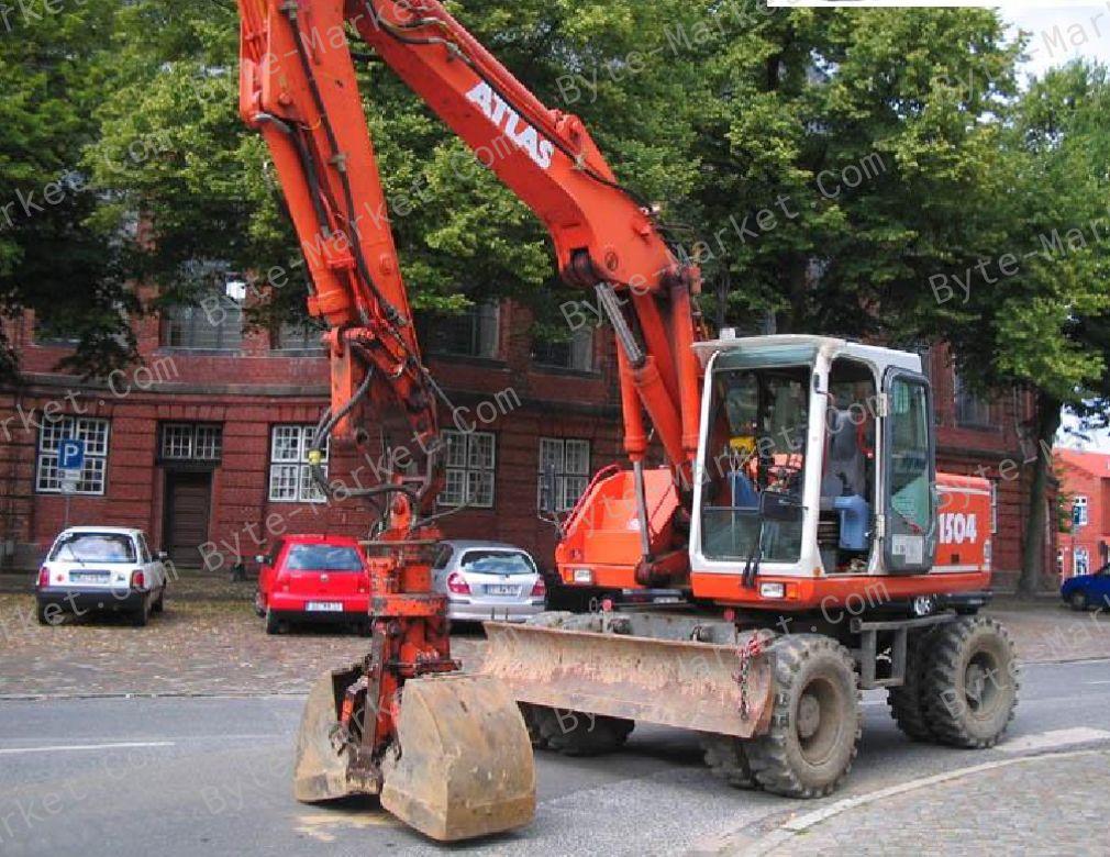 Terex Atlas 1504/1604 LC Excavators Workshop Manual in PDF image