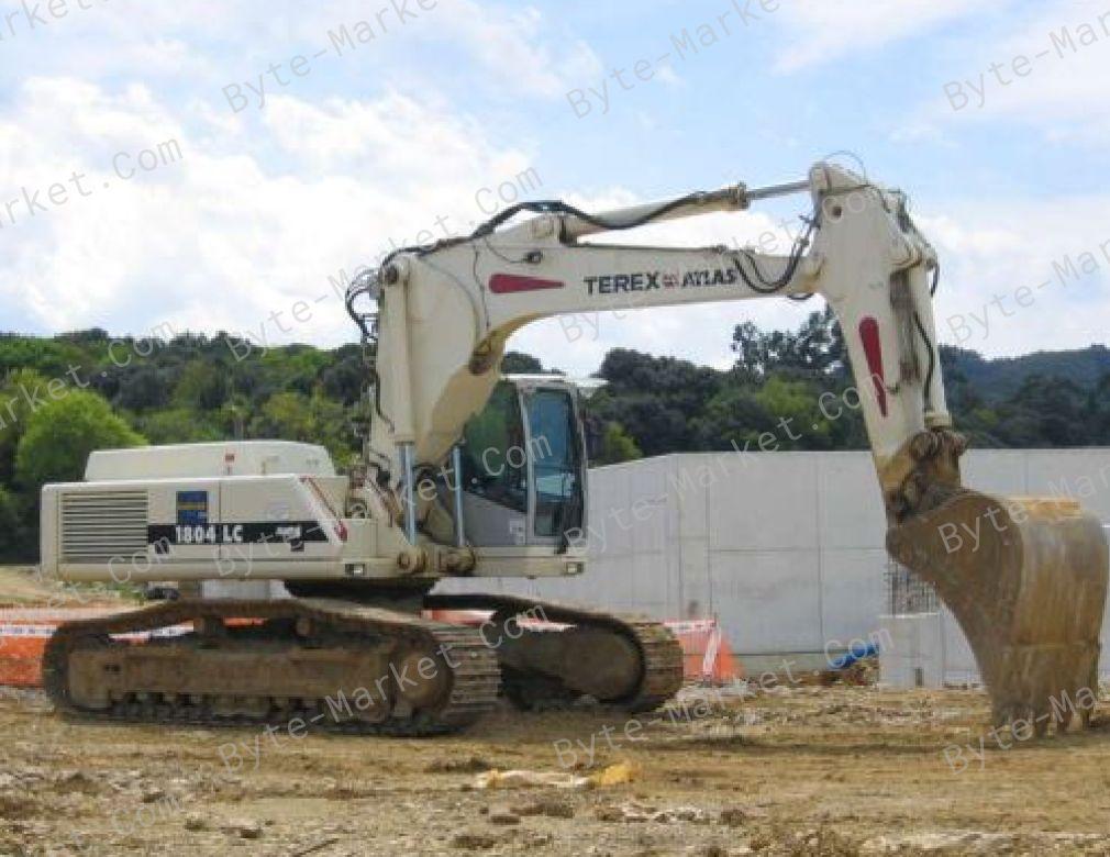 Terex Atlas 1704/1804 Excavator PDF Workshop Manual in PDF image
