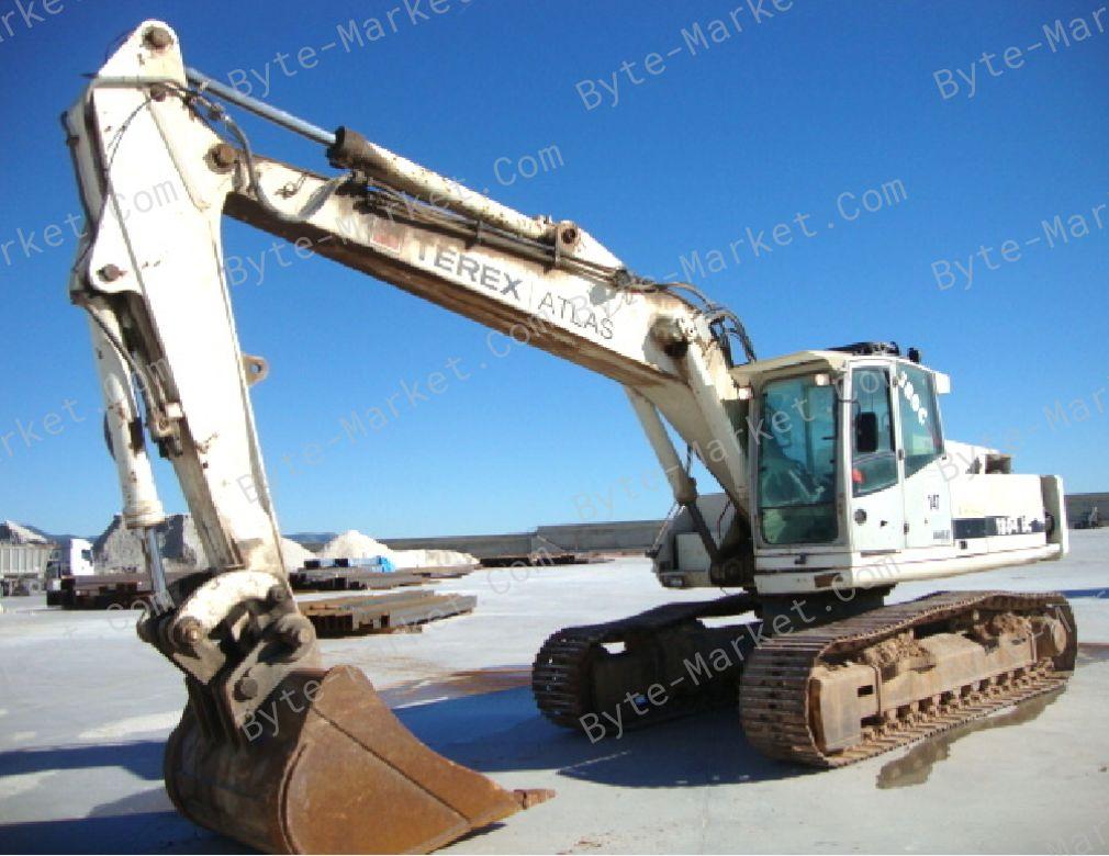 Terex Atlas 1704/1804 Excavator Workshop Manual in PDF image