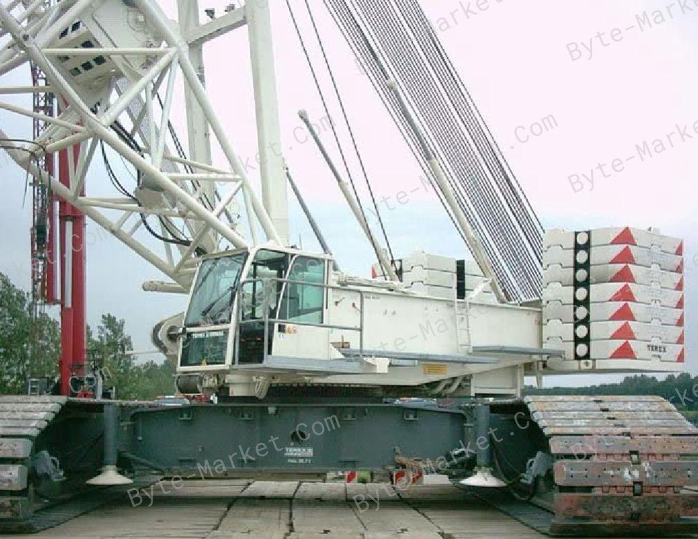 Terex CC2800-1 Crawler Crane Operation Manuals in PDF image