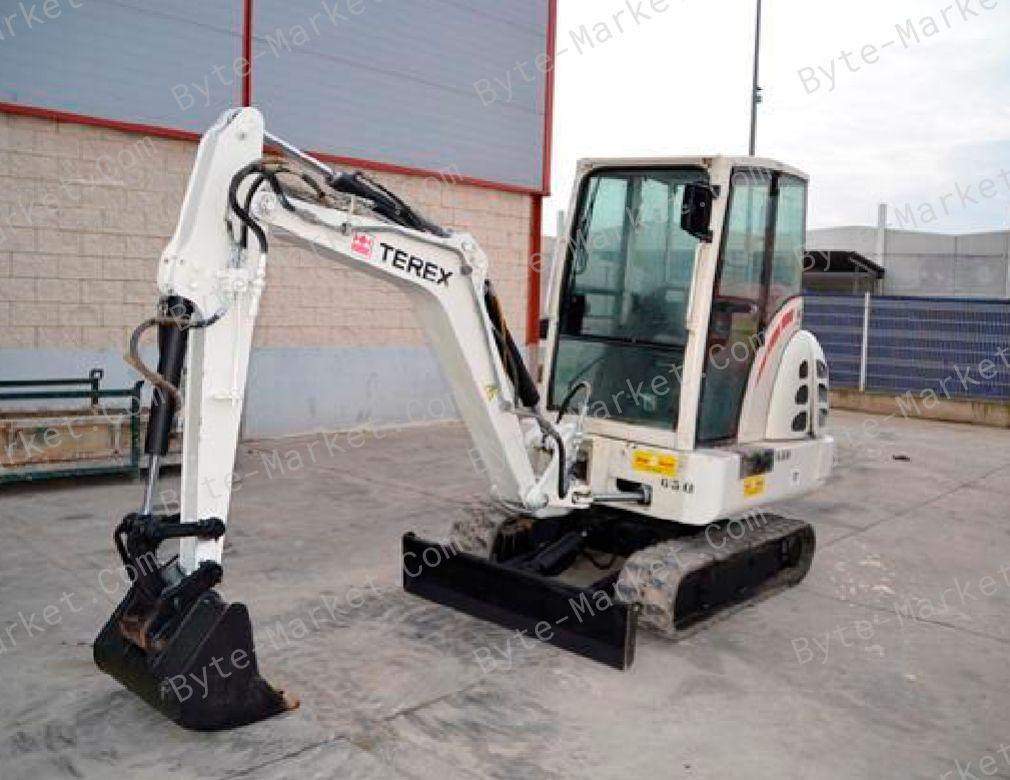 Terex Crawler Excavator HR 02 Parts Catalog in PDF image