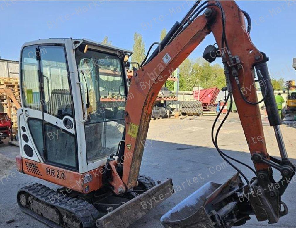 Terex Crawler Excavator HR 8 Serie A Parts Catalog in PDF image