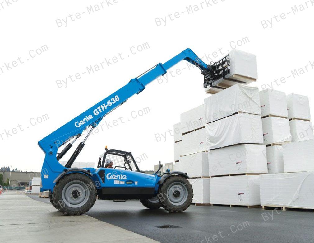 Terex GTH-636 Forklift Truck Parts Manual in PDF image