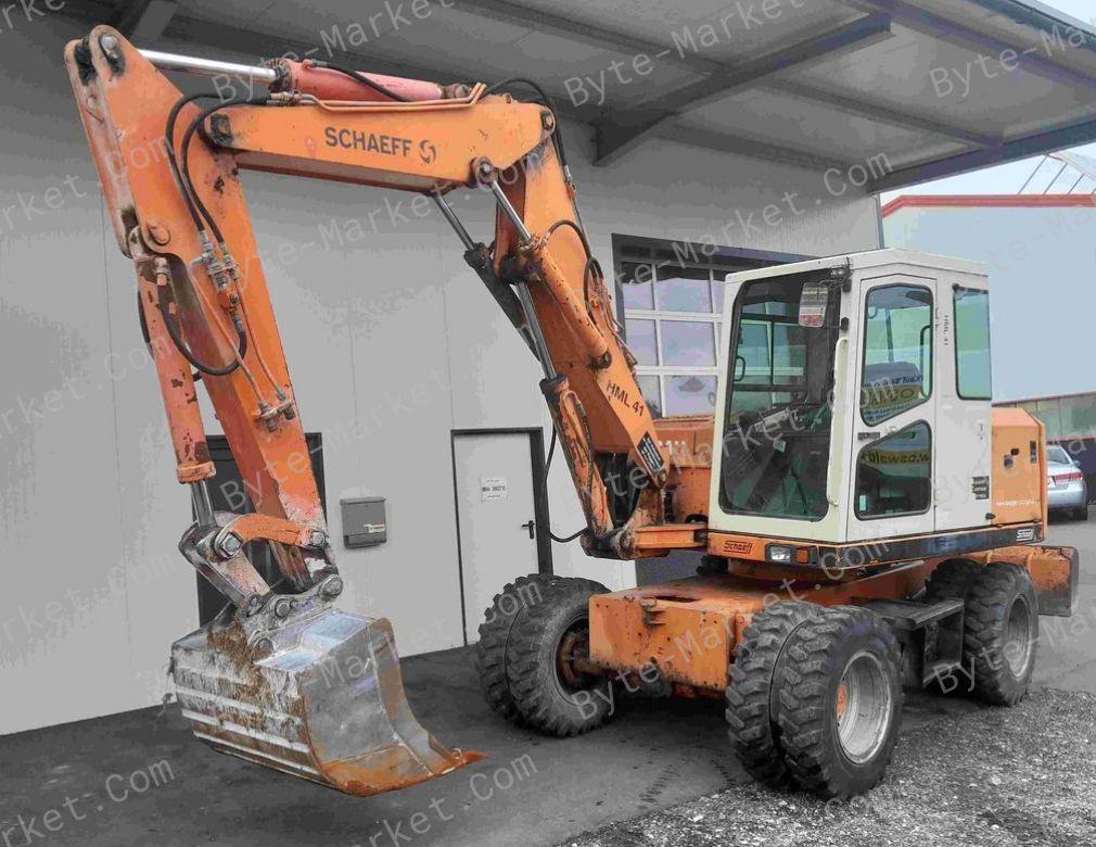Terex HML 41 Mobile Excavator Parts Catalog in PDF image