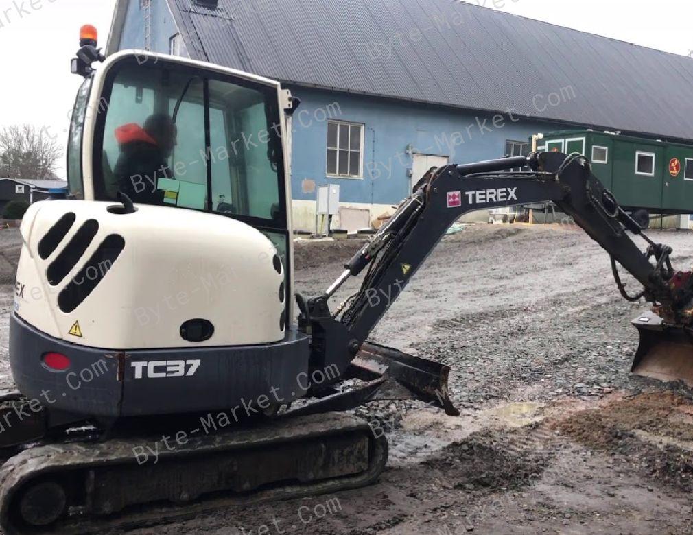 Terex HR 30 Series A Crawler Excavator Parts Catalog in PDF image