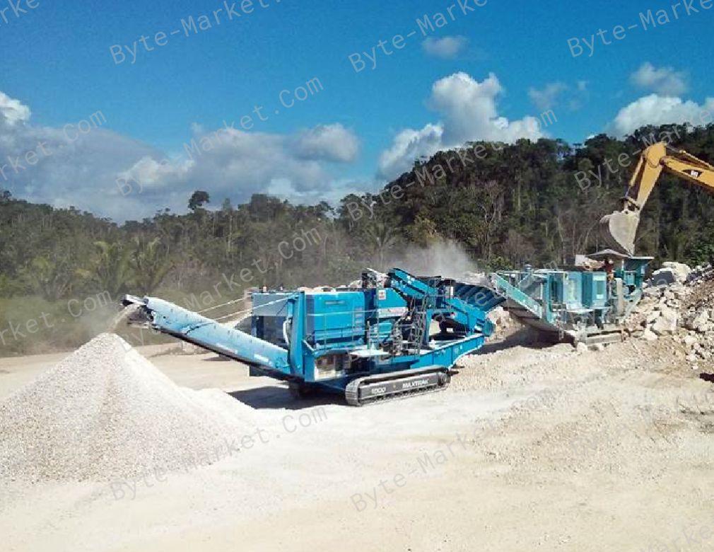 Terex Maxtrak 1000 Cone Crusher Plant User Manual in PDF image