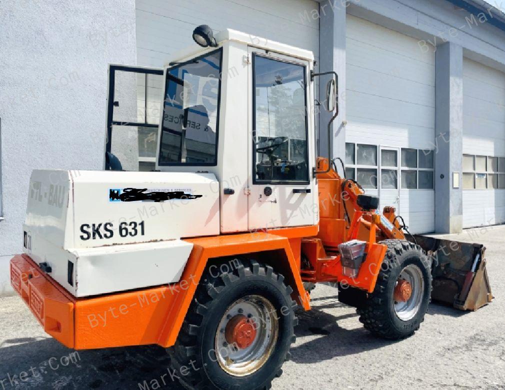 Terex Slew Shovel Loader SKS 611 Parts Catalog in PDF image