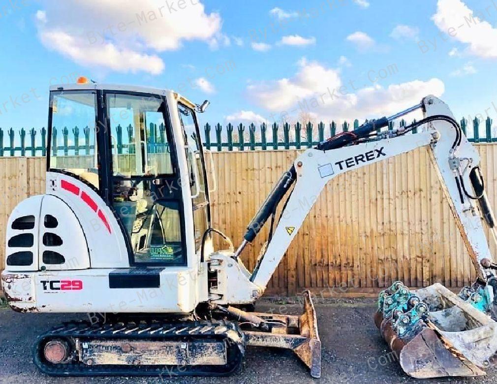 Terex TC 29 Mini Excavator Illustrated Parts Catalog in PDF image