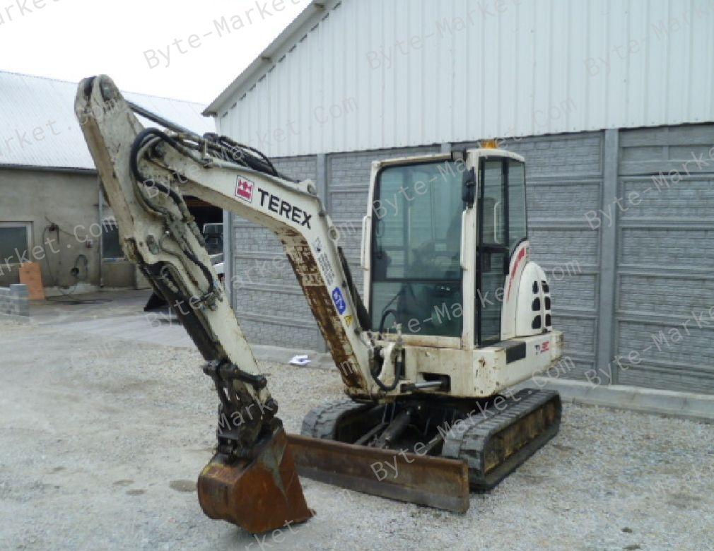 Terex TC 35 Mini Excavator Illustrated Parts Catalogs in  PDF image