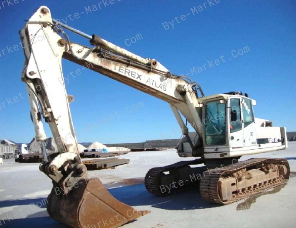 Terex TXC 180LC-2 Heavy Hydraulic Excavator Parts Manual in PDF image