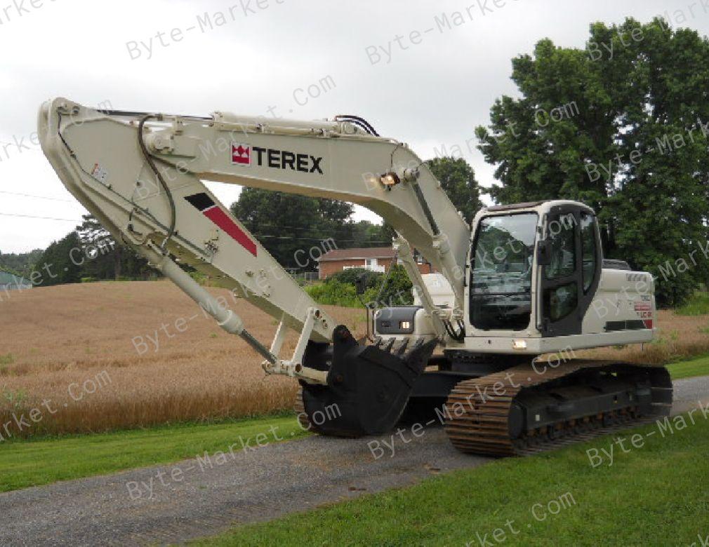 Terex TXC 255LC-2 Heavy Hydraulic Excavator Parts Manual in PDF image