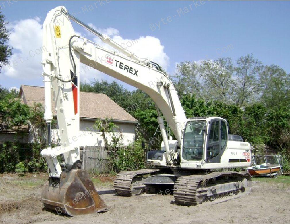 Terex TXC 300LC-2 Heavy Hydraulic Excavator Parts Manual in PDF image