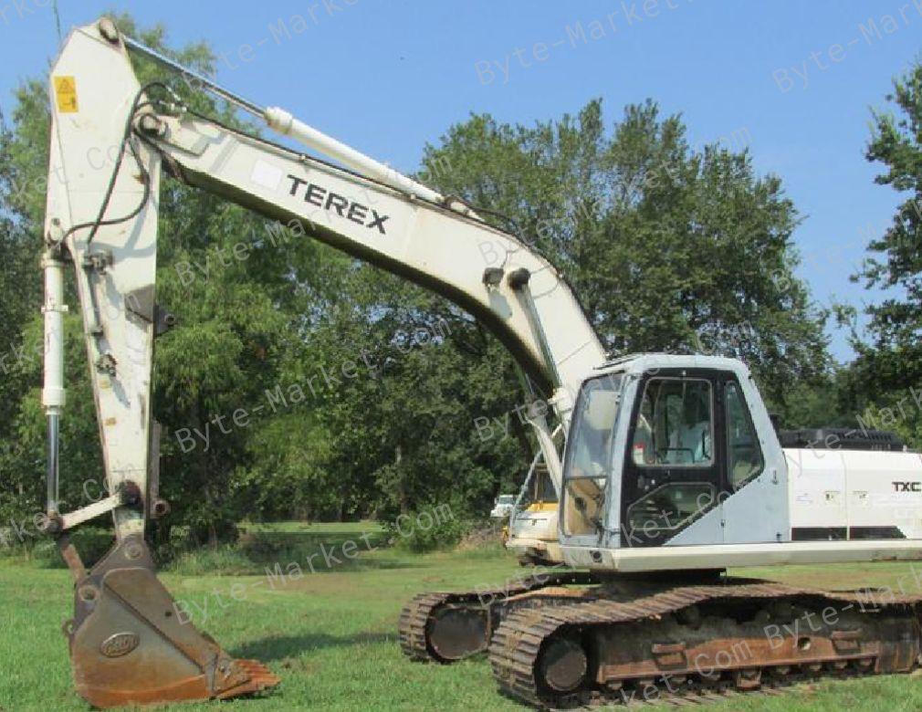 Terex TXC 420LC-2 Heavy Hydraulic Excavator Parts Manual in PDF image