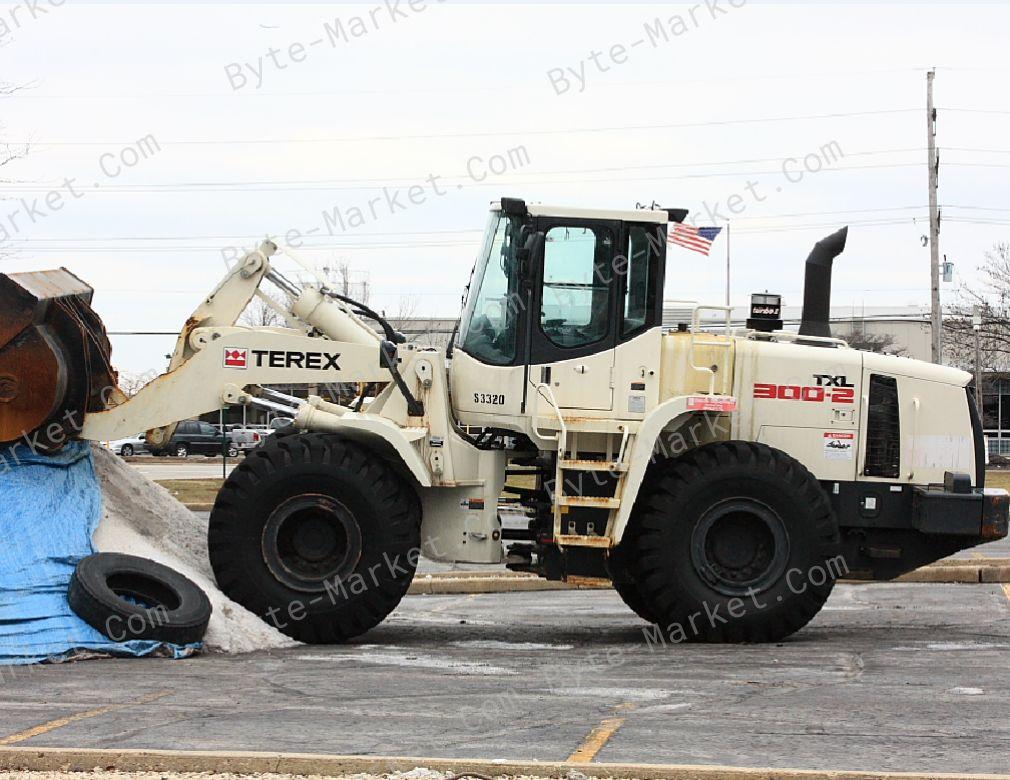 Terex TXL 300-2 Large Wheel Loader Shop Manual in PDF image