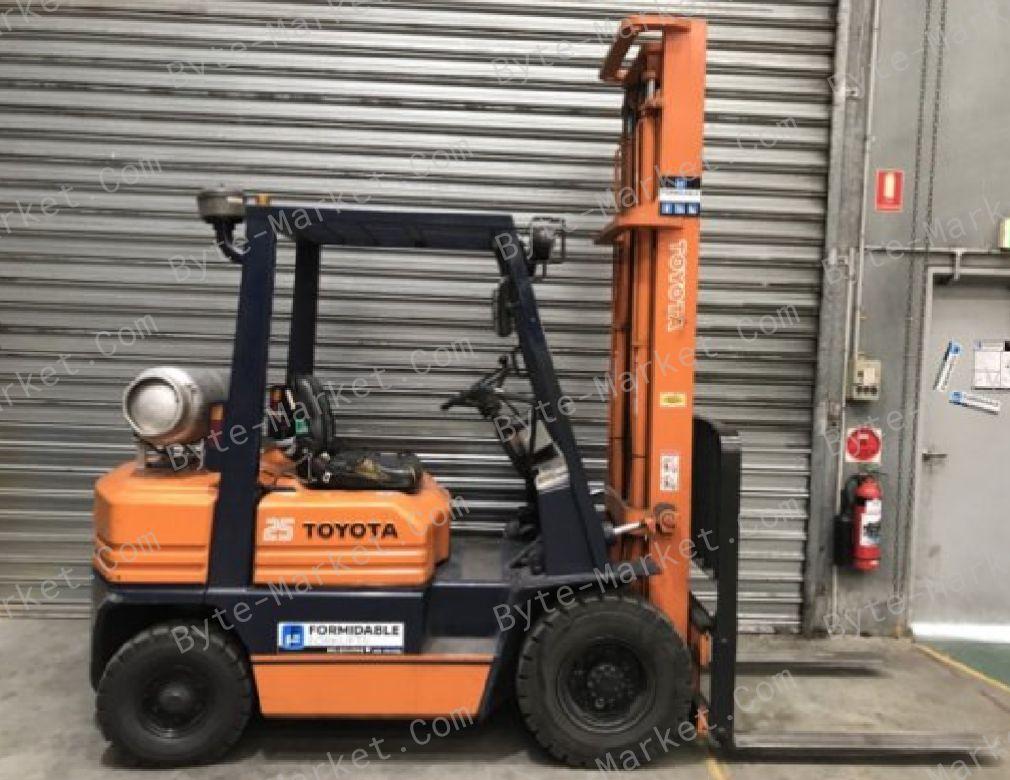Toyota Battery Forklifts FBMF 16-30 Series Manuals in PDF image