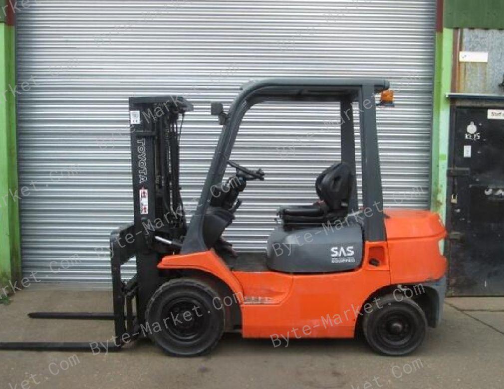 Toyota Forklifts 7 FD/FG 35-50 Series Manuals in PDF image