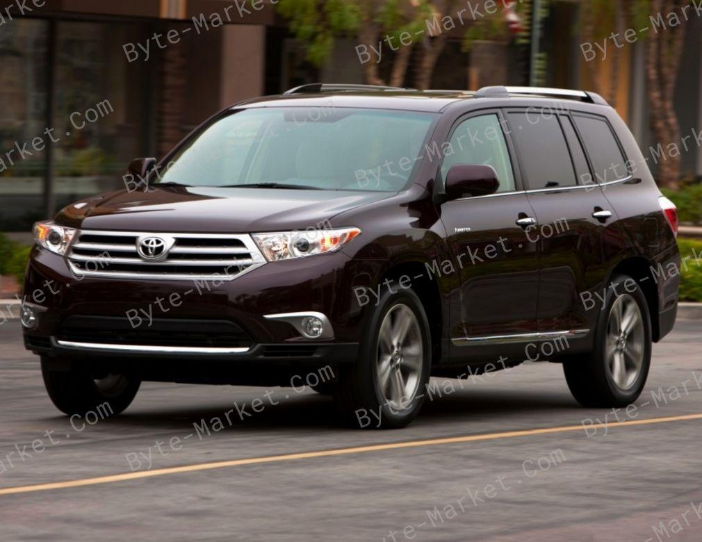 Toyota Highlander Quick Reference Guide 2014 in PDF image
