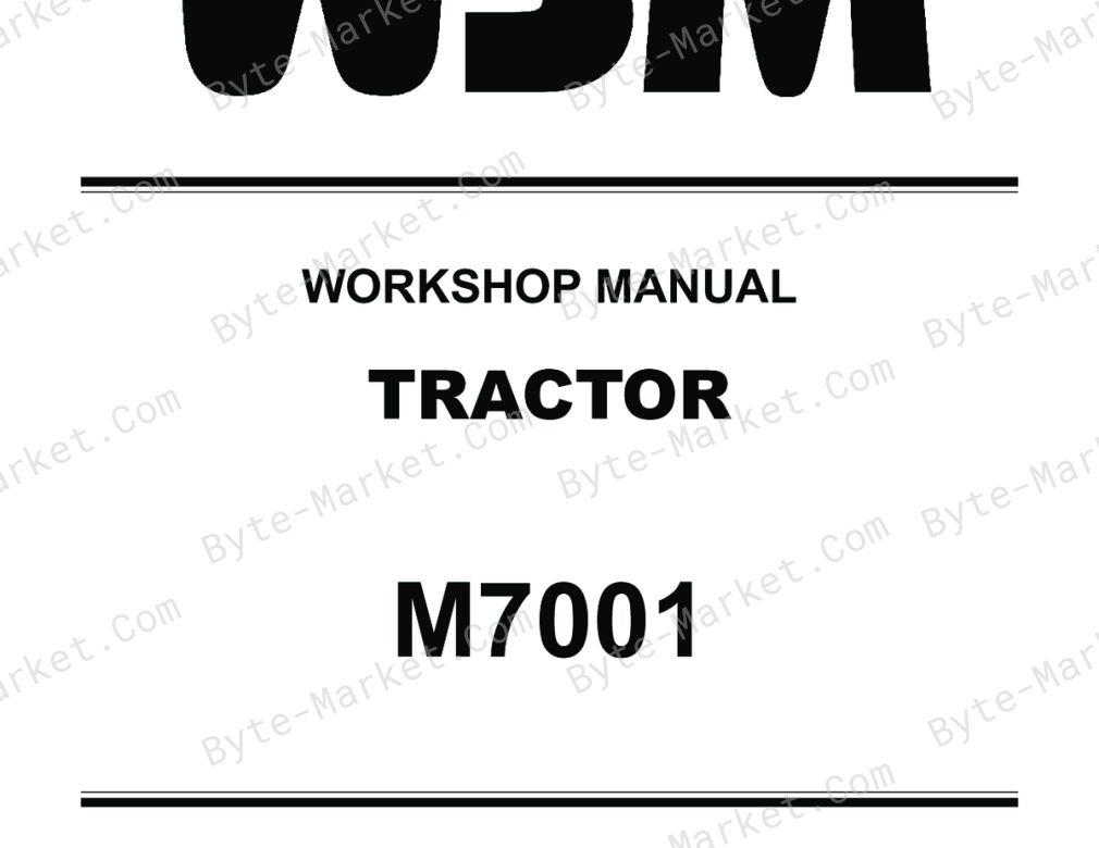 Kubota M7001 Workshop Manual — 9Y111-12188 image