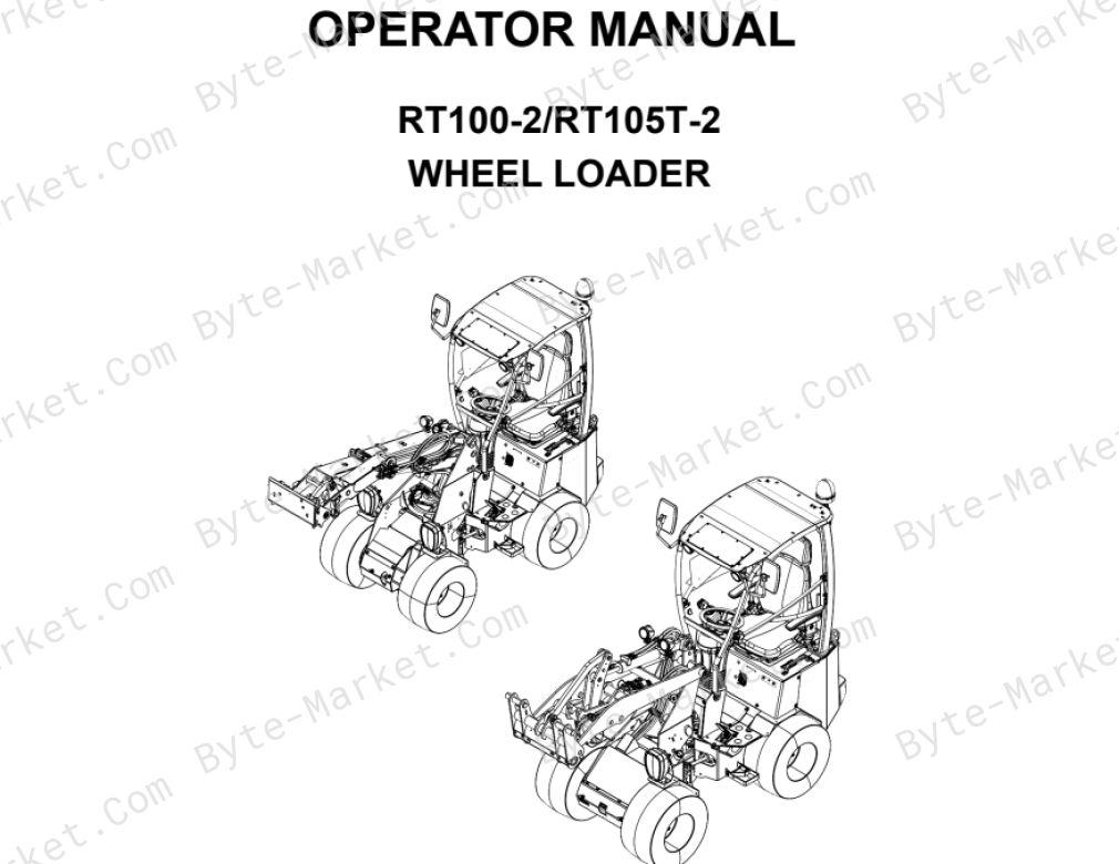 Kubota RT100-2, RT105T-2 Operator Manual — TOB-0087804 image
