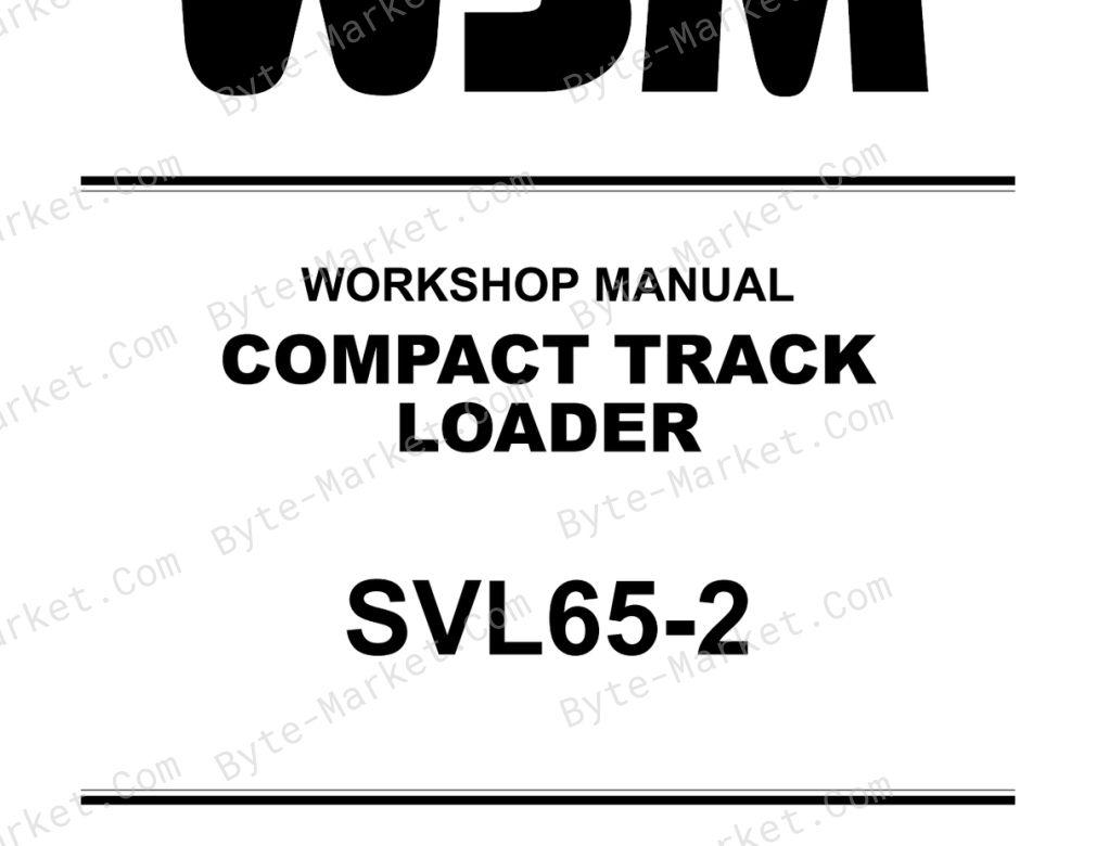 Kubota SVL65-2 Workshop Manual — RY911-33022 image