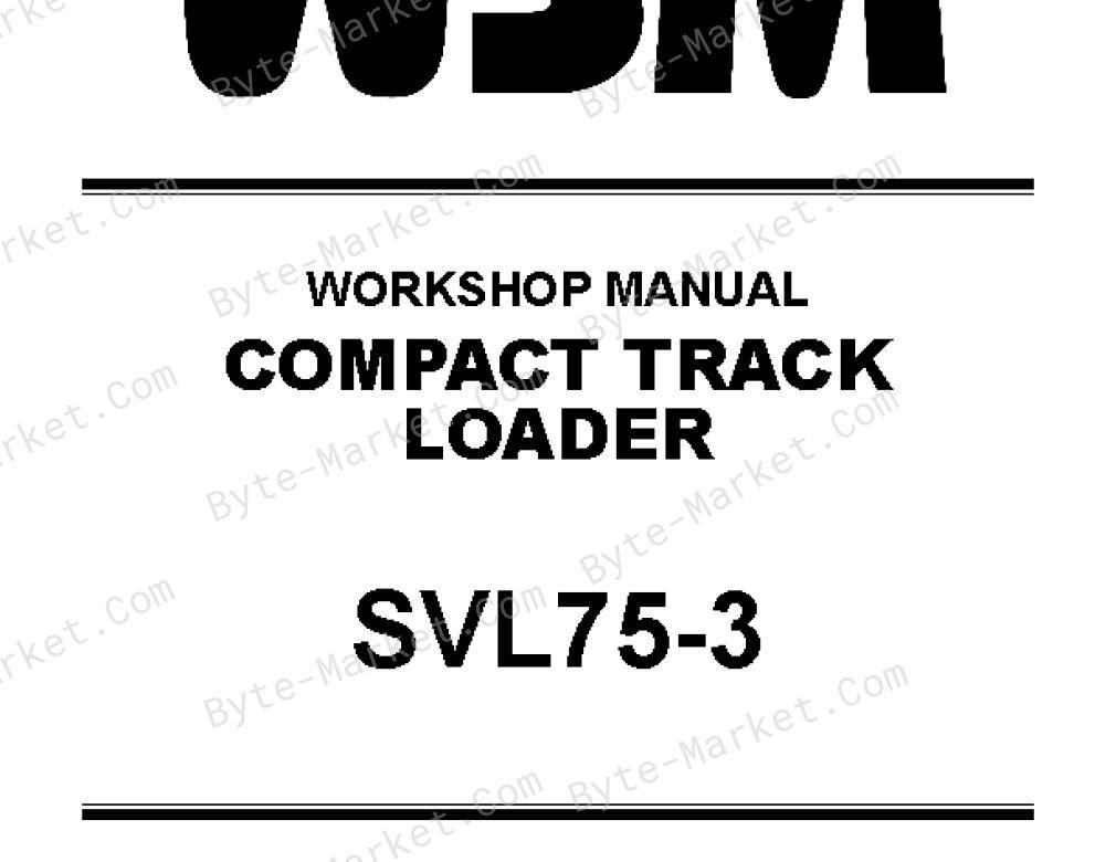 Kubota SVL95-2S Workshop Manual — RY911-23872 image