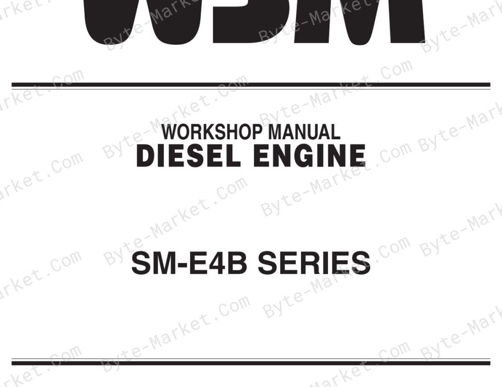Kubota Z482-E4B, Z602-E4B, D722-E4B, D782-E4B, and D902-E4B Workshop Manual — 9Y111-07850 image