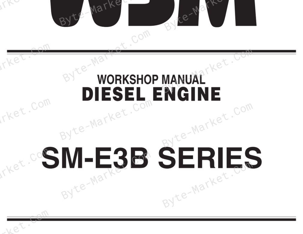 Kubota Z482-E3B, Z602-E3B, D722-E3B, D782-E3B, and D902-E3B Workshop Manual — 9Y111-00134 image