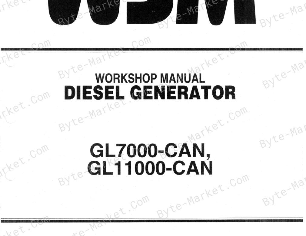 Kubota GL7000-CAN, and GL11000-CAN Workshop Manual — 07909-30241 image