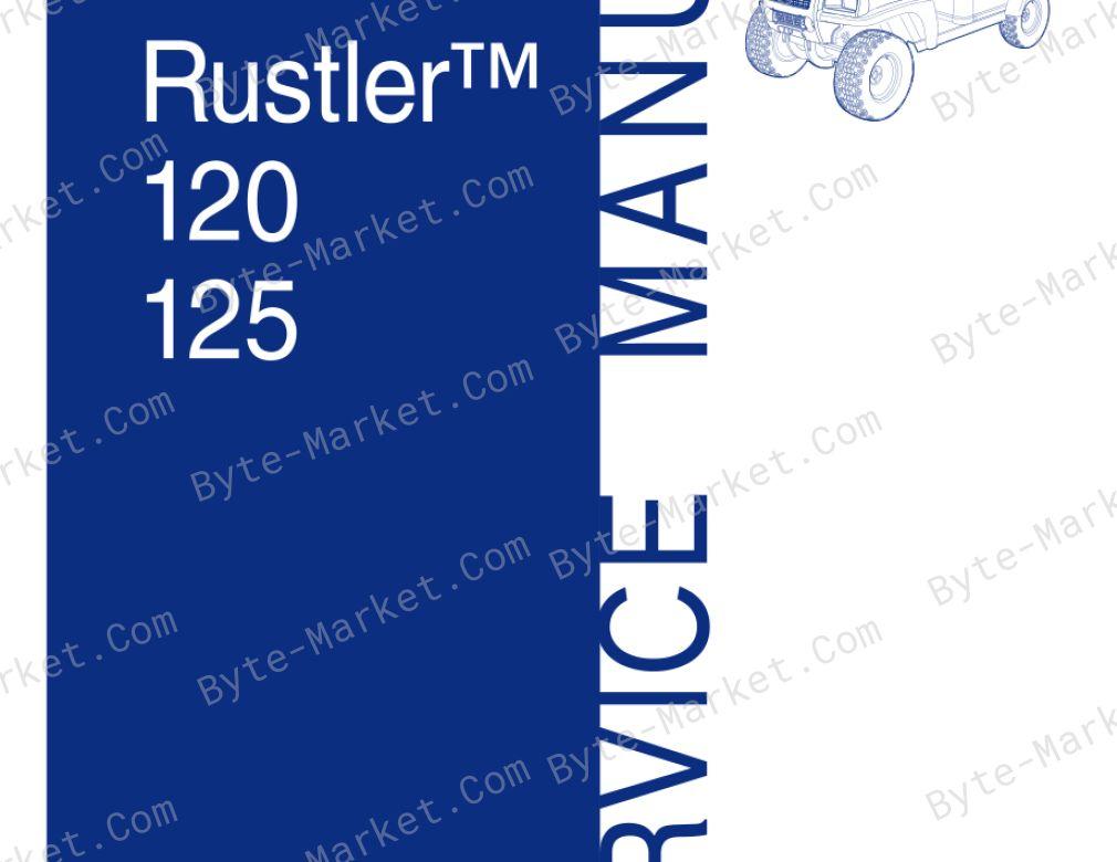 New Holland Rustler 120, and Rustler 125 Service Manual — CLC103700628 image
