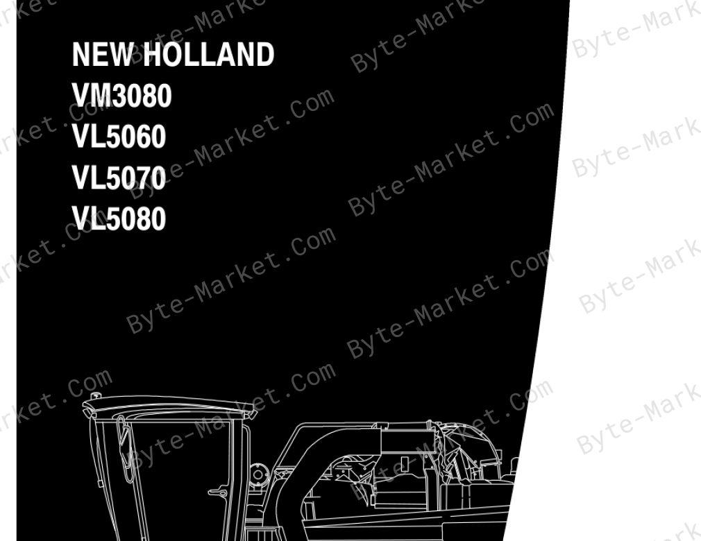 New Holland VM3080, VL5060, VL5070, and VL5080 Repair Manual — 87613077B image