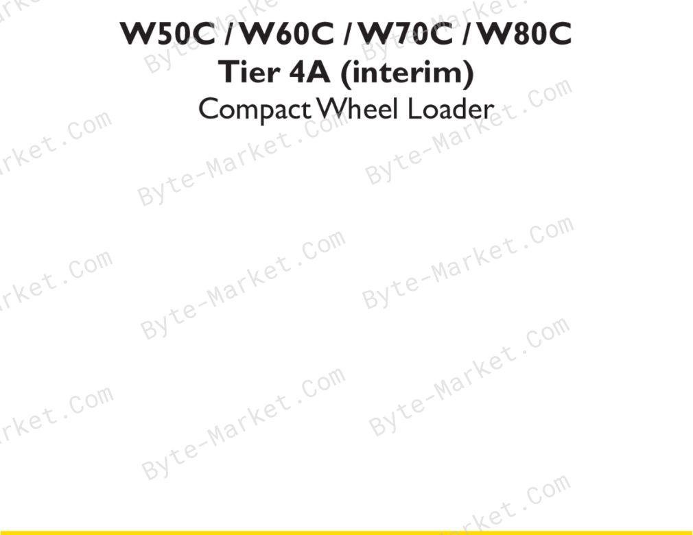New Holland W50C/W60C/W70C/W80C Tier 4A Service Manual image