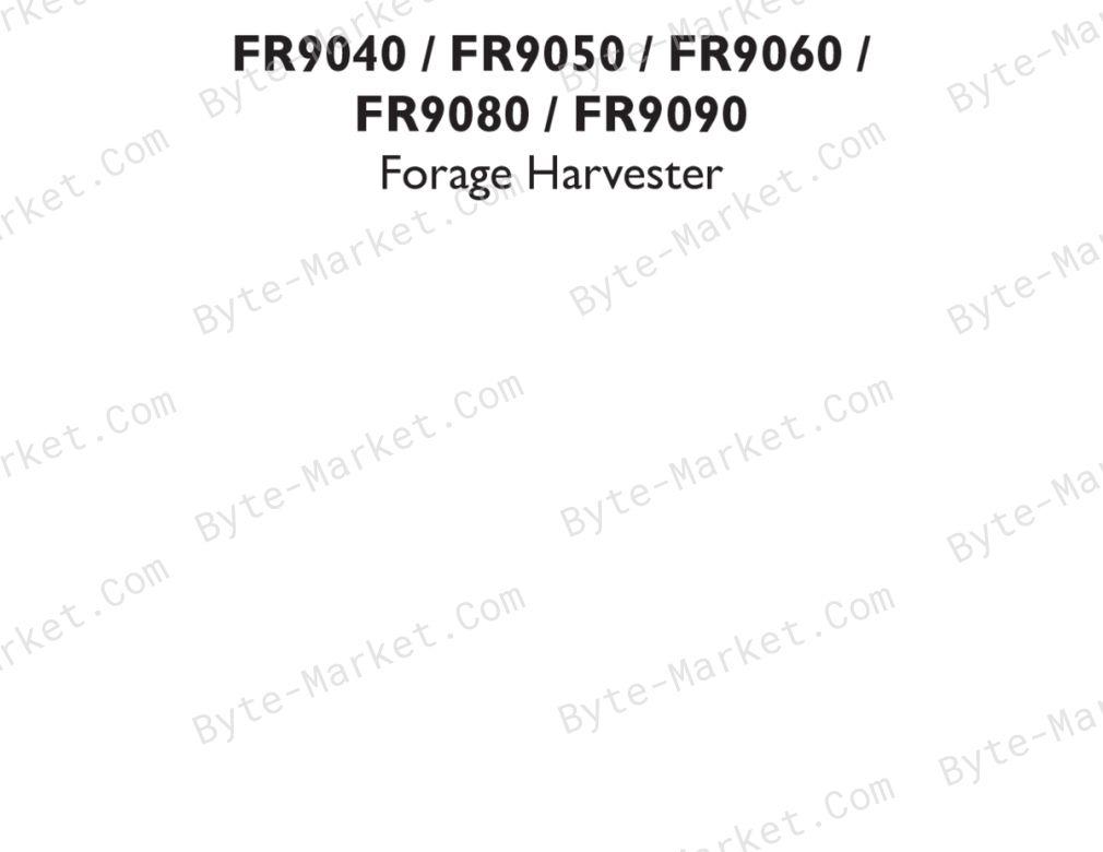 New Holland FR9040/9050/9060/9080/9090 Service Manual image